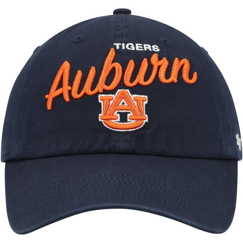 Auburn Tigers 47 Brand Clean Up Hat Navy Blue Adjustable Cap NCAA Collegiate